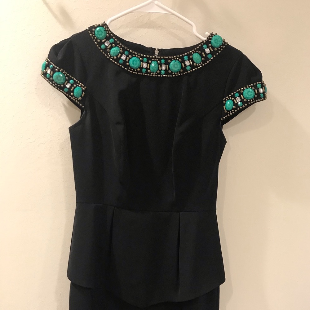 Kenzie size XS jeweled beaded neckline dress